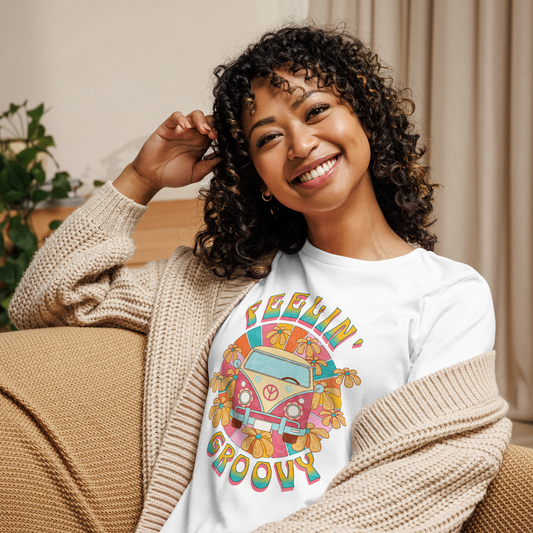Feeling Groovy Women's Relaxed T-Shirt