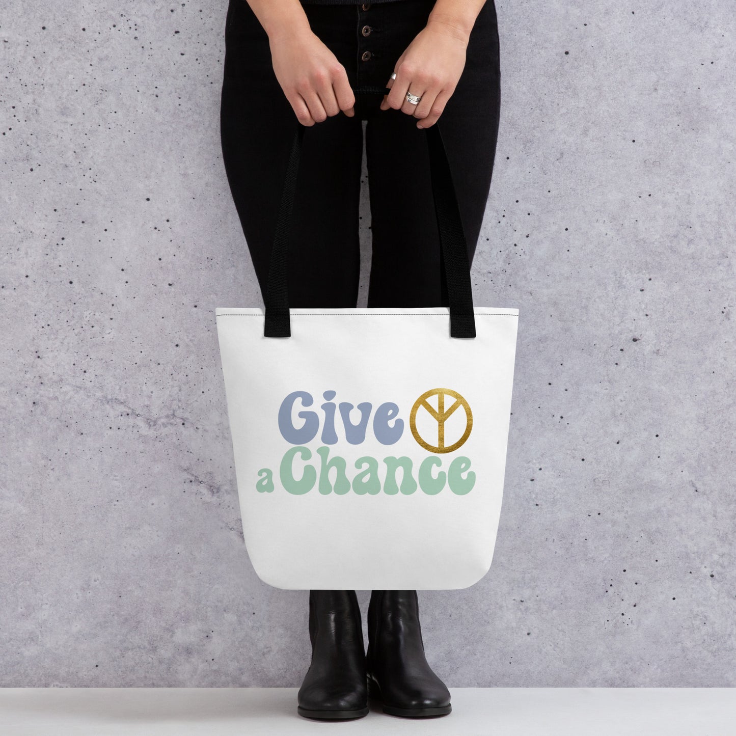 The Give Peace a Chance Tote bag