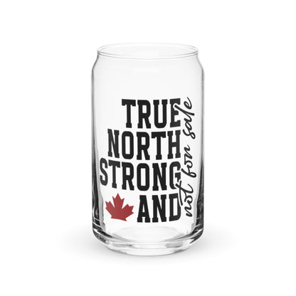True North and Strong Can-shaped glass