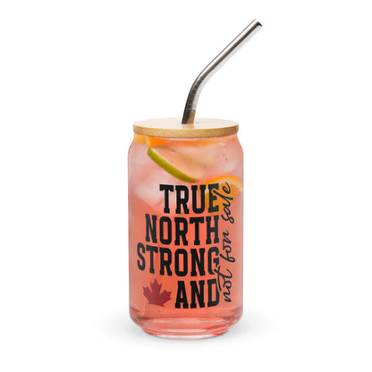 True North and Strong Can-shaped glass
