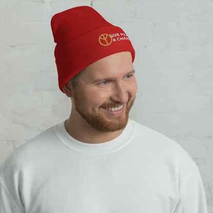 Give Peace a Chance Cuffed Beanie
