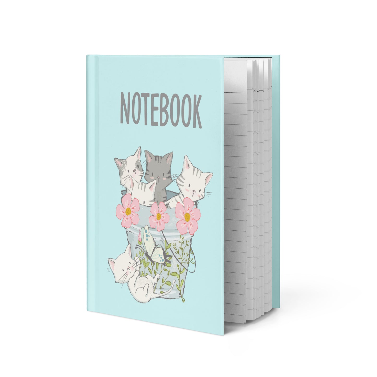 Playful Kittens Hardcover Journal (matte, editable)