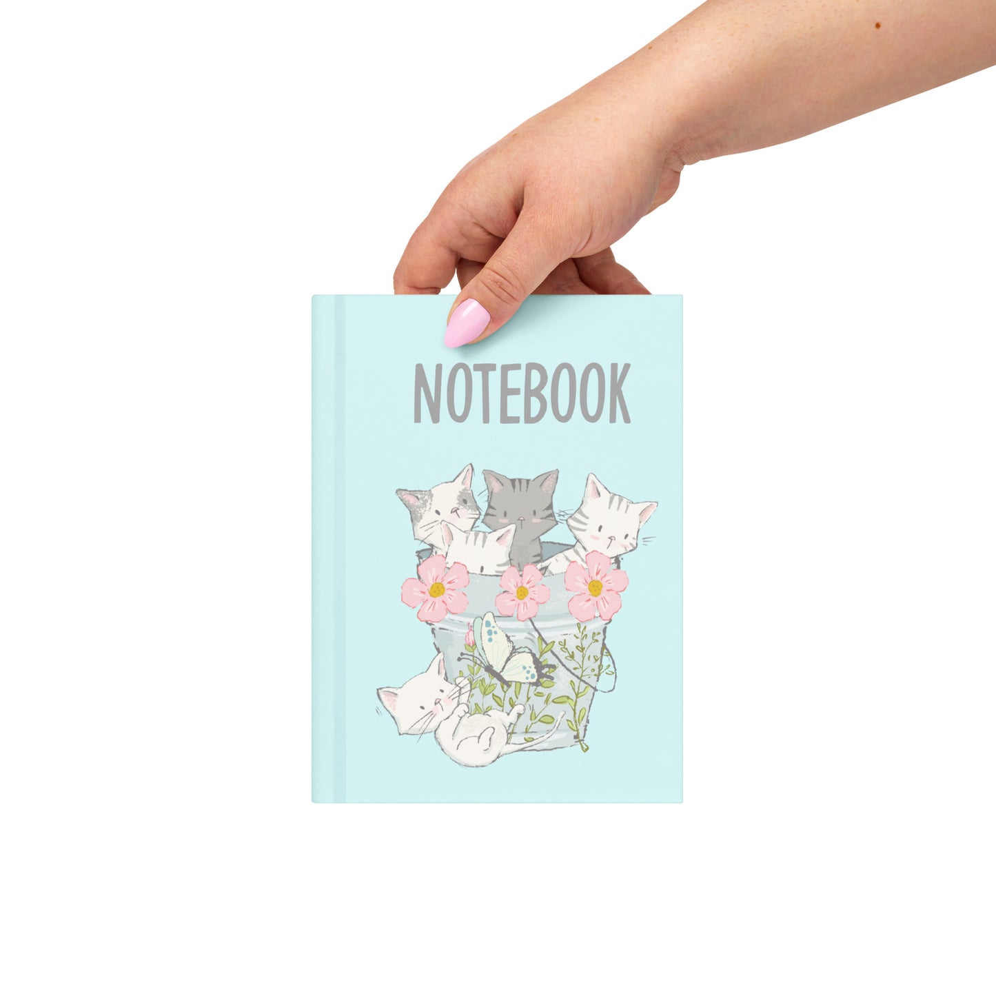 Playful Kittens Hardcover Journal (matte, editable)