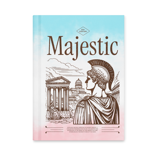 Majestic Greece Hardcover journal matte