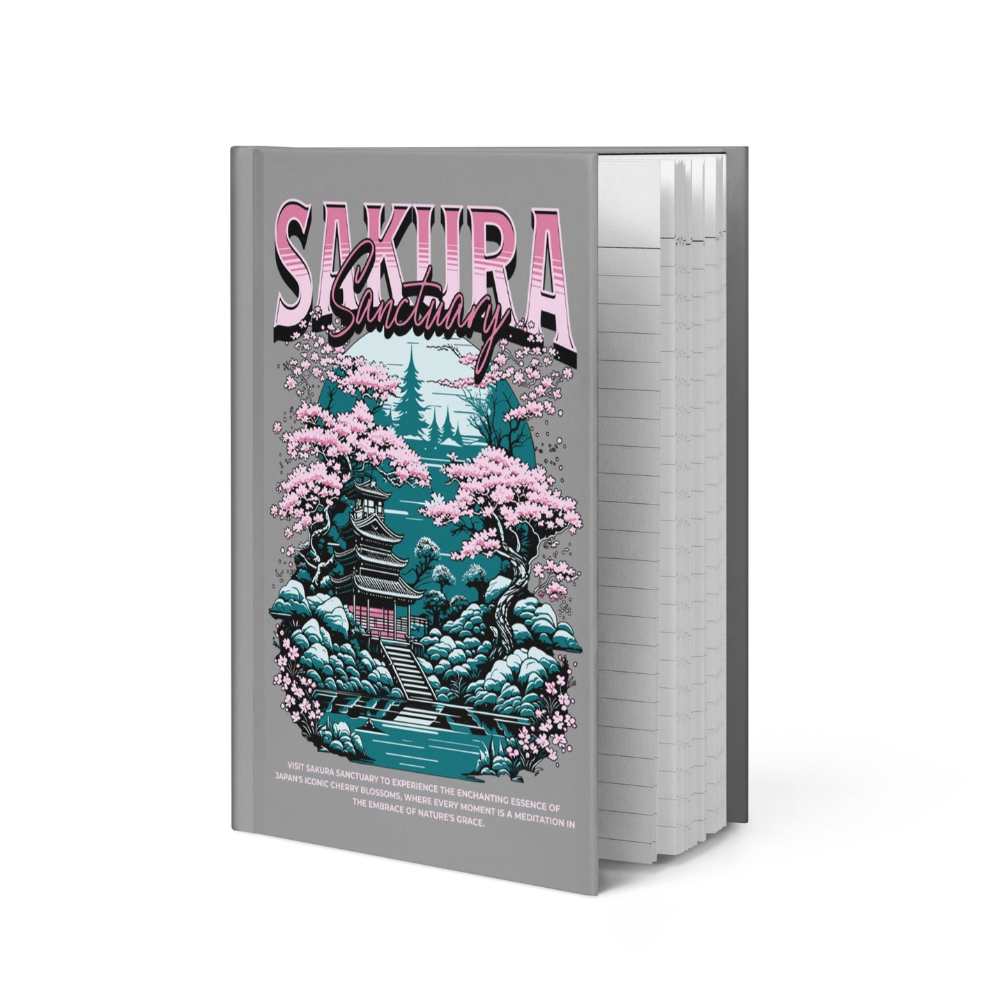 Sakura Sanctuary Hardcover journal matte