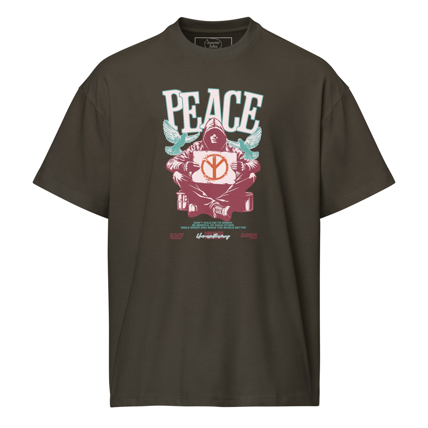 Promote Peace Men’s box tee