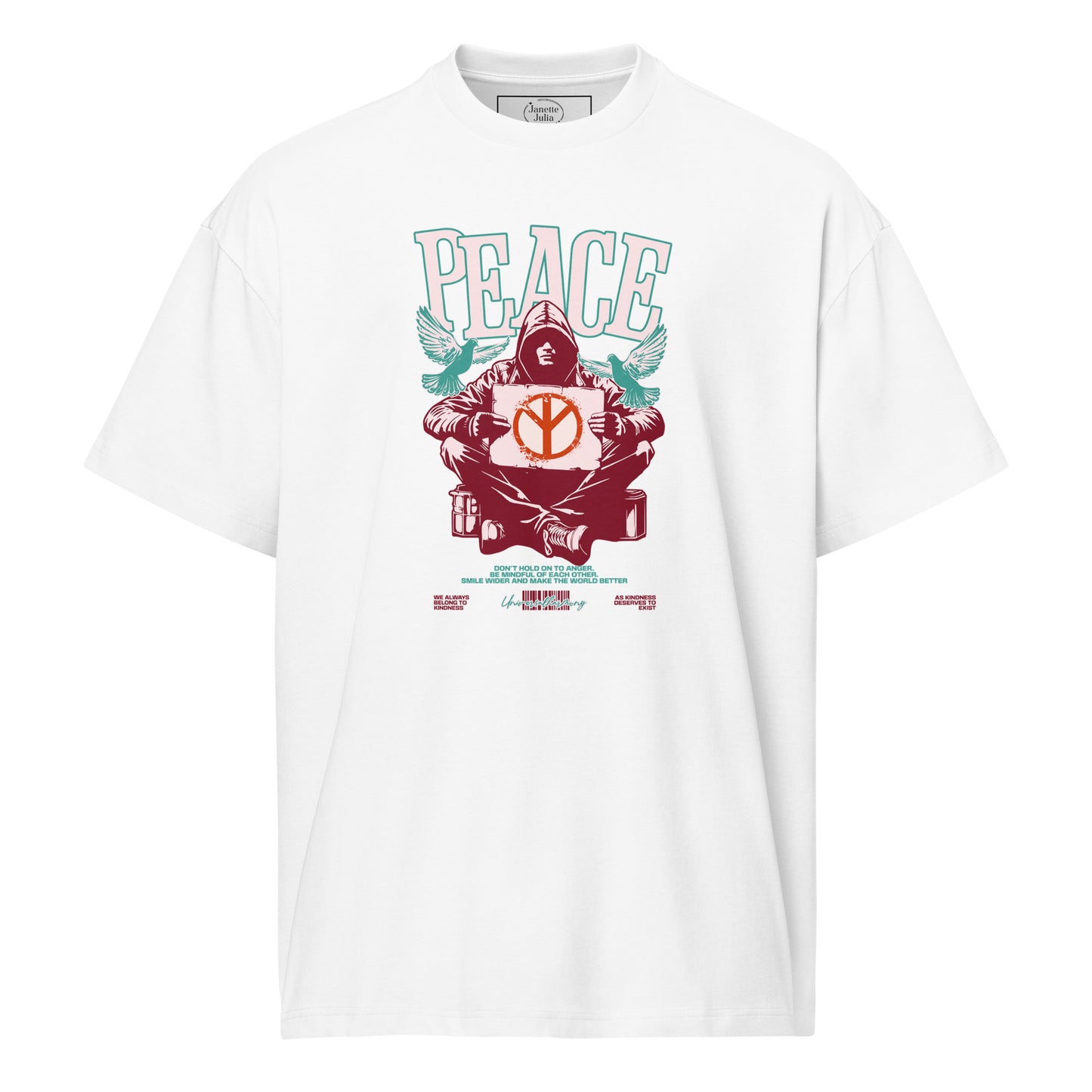 Promote Peace Men’s box tee