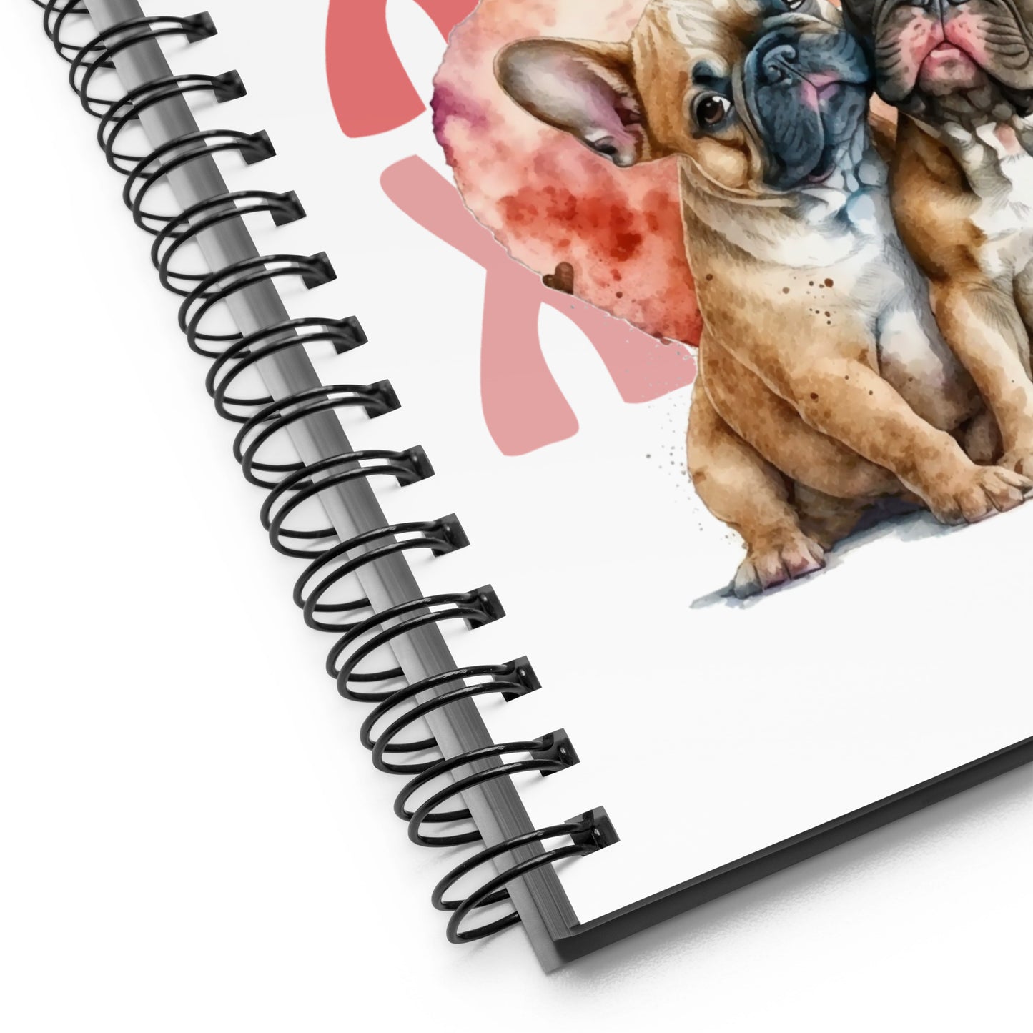 Frenchie Kisses Spiral notebook