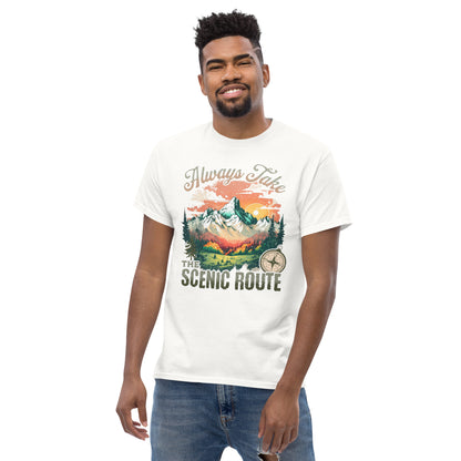 Choose the Scenic Route Unisex classic tee