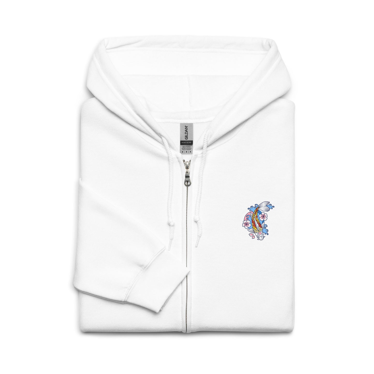 Koi  heavy blend zip hoodie