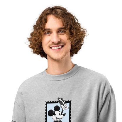 Oversized Steamboat Willie heavyweight sweatshirt
