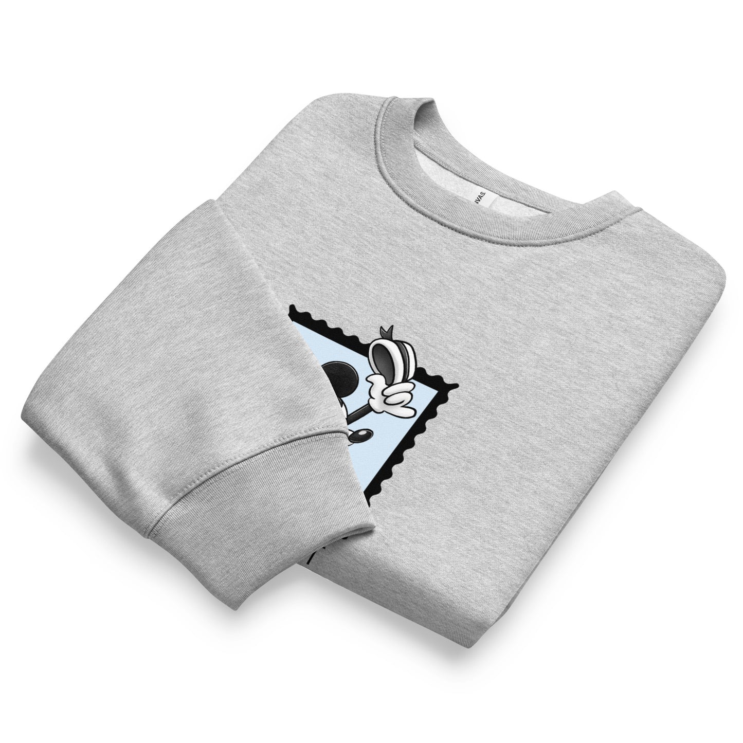 Oversized Steamboat Willie heavyweight sweatshirt