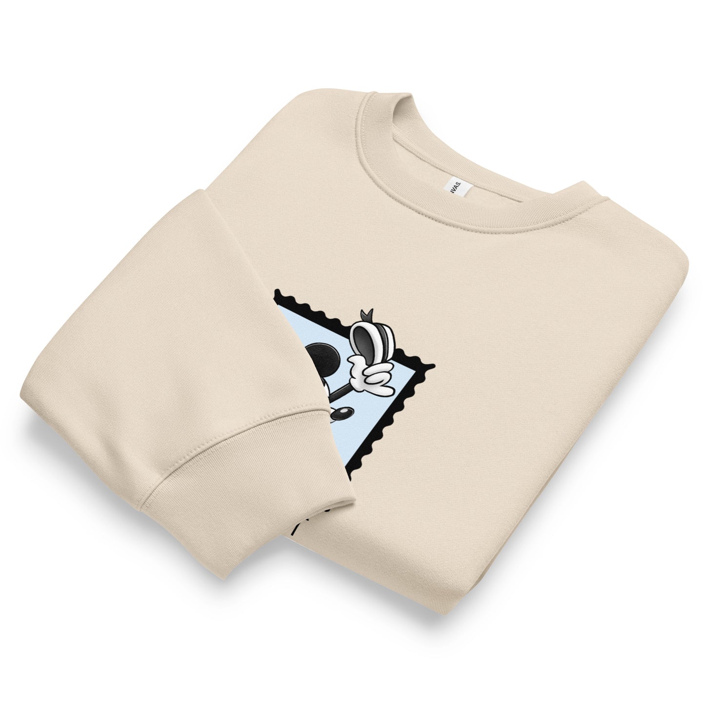 Oversized Steamboat Willie heavyweight sweatshirt