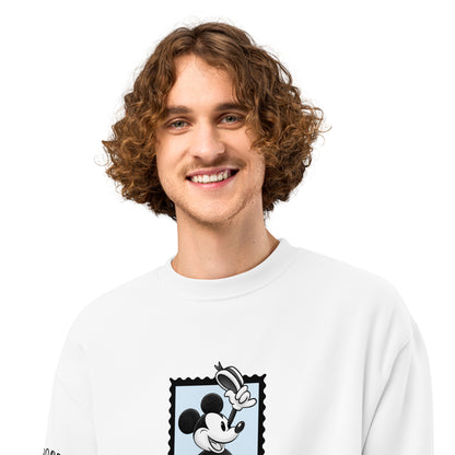 Oversized Steamboat Willie heavyweight sweatshirt
