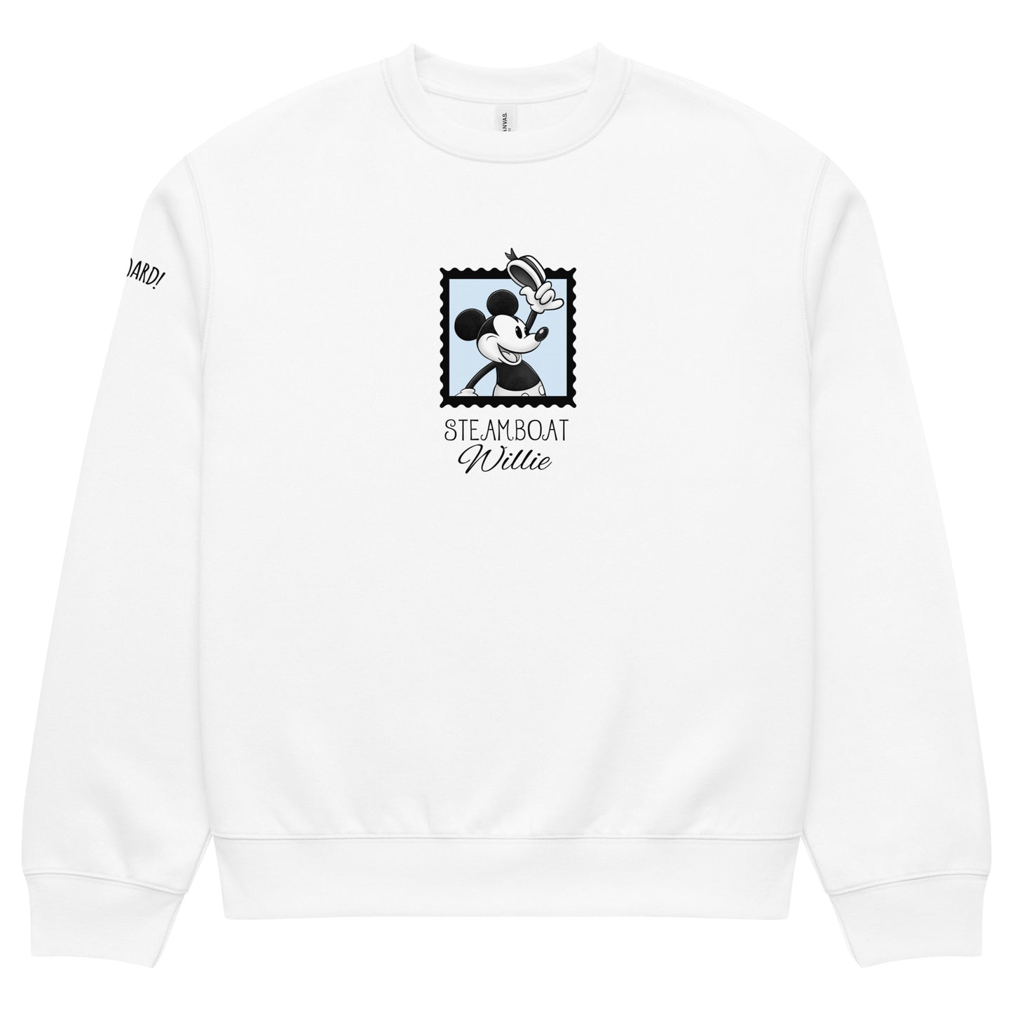 Oversized Steamboat Willie heavyweight sweatshirt