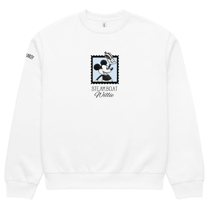 Oversized Steamboat Willie heavyweight sweatshirt