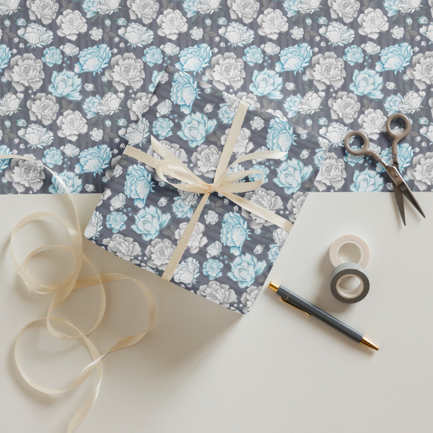 Rosy Wrapping paper sheet Bundle