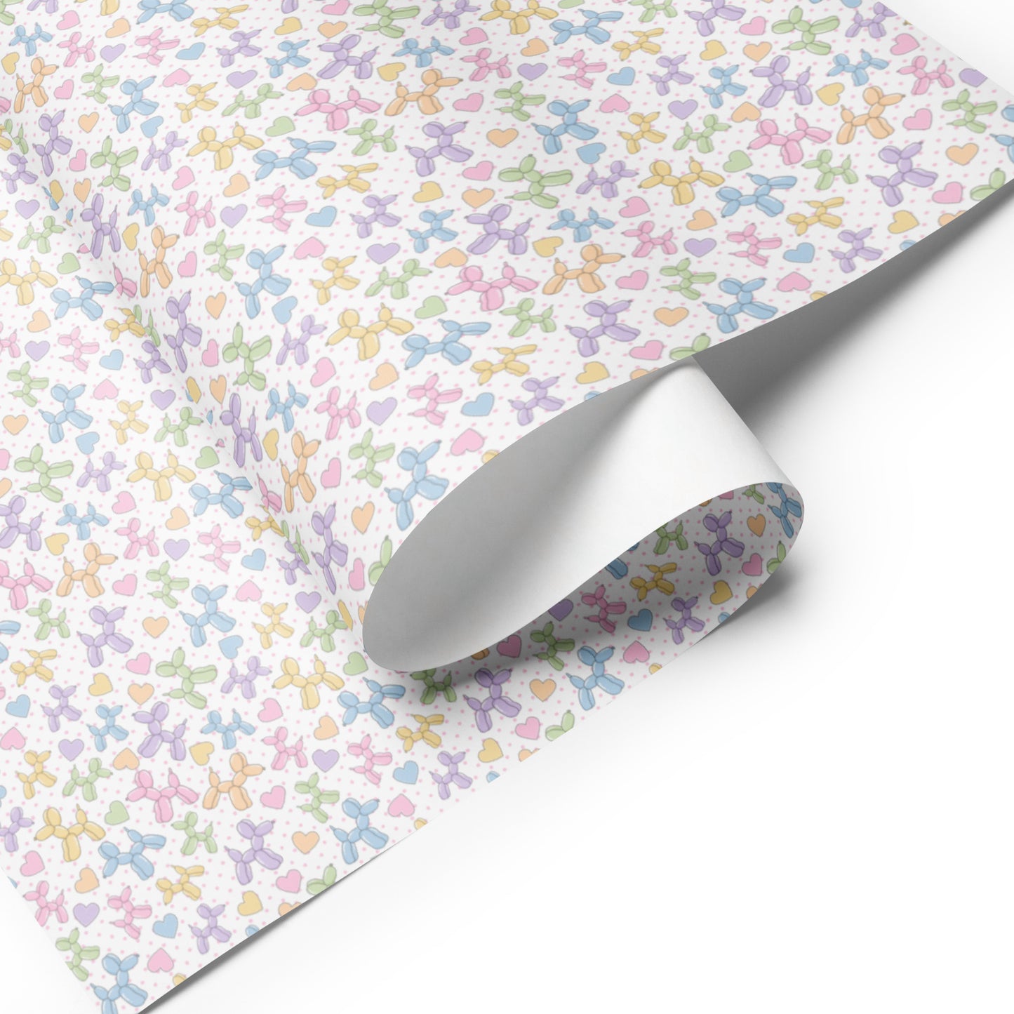 Lot de feuilles de papier cadeau Balloon Doggie B