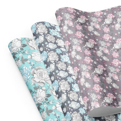Rosy Wrapping paper sheet Bundle
