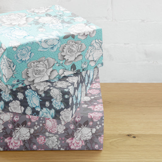 Rosy Wrapping paper sheet Bundle